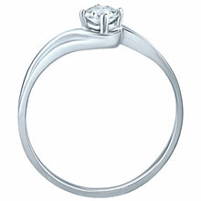 Load image into Gallery viewer, 0.25 Carat Solitaire Twisted Diamond Rings in 14K White Gold